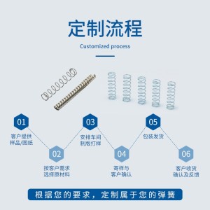 304不锈钢扁线弹簧导管内窥镜外管镀镍线导电簧线径0.21 .0高弹力    100个