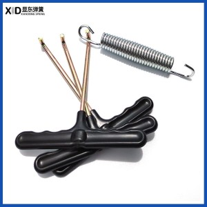 厂家现货14公分带钩蹦床拉簧 健身器材游乐场配件跳床蹦蹦床弹簧    100个