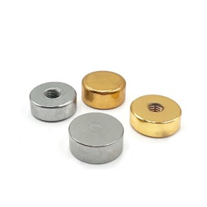 批发亚克力板伞形手锁螺丝螺母 家居工艺品灯饰扁头金色手拧螺丝