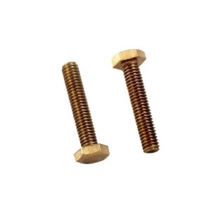 黄铜外六角螺栓 59铜62铜外六角螺丝 GB30铜外六角螺钉M4-M16