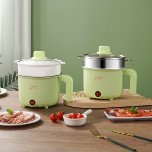 现代迷你电煮锅宿舍学生锅多功能家用小电热锅寝室煮面小锅电火锅