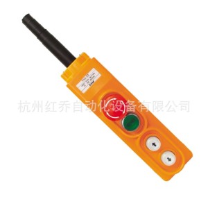 正品天得行车开关 直接式吊车按钮开关 2按纽带急停 THS-EI22 1个