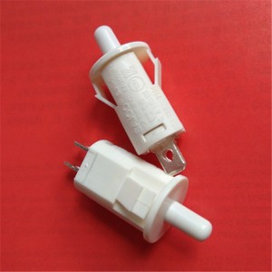 SJ1-1防倾倒按钮开关冰箱消毒柜常开常闭按压自复位行 程门控开关 50个