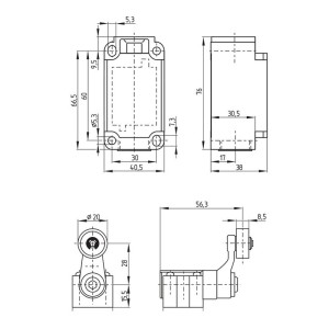施迈赛同款限位开关Z4V7H 336-11Z-RVA/2272/2654T4V7H-335236 23 50个
