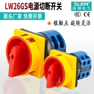 万能转换开关LW26GS-20 32 63/04-2电源切断旋转负 荷隔离负载凸轮 1只