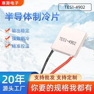 现货TES1-4902制冷片系列现货20*20*4.0㎜手持风扇美容仪制冷片