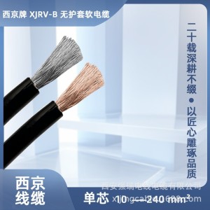 西京牌 XJRV-B 10-50mm2 铜芯绝缘软电缆  1米