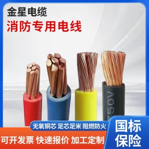 RVS消防专用电线国标纯铜电线电缆工程专用线阻燃电动车照明电线 1米
