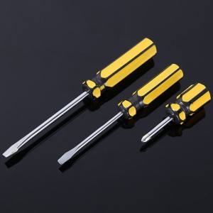 黑黄柄单用螺丝刀 黑黄柄4寸 5寸 6寸 一字十字单用螺丝刀 改锥 800把