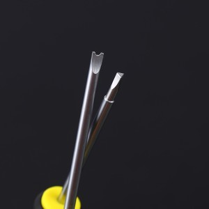 欧克按摩柄螺丝批U型螺丝刀磁性起子改锥一字罗丝螺丝刀多种规格 1个