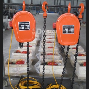 dhs环链电动葫芦380V1吨2吨3吨5吨倒链起重机220V吊葫芦提升机 1台