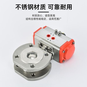 气动薄型球阀 304材质Q671F-16P软密封直通式高温球阀 厂家直供