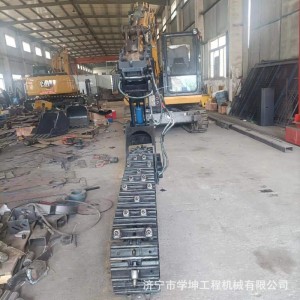 柳工75挖机改装轨道轮 挖机行走系统 铁路铁装设备 快速行走底盘