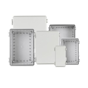 BG不锈钢搭扣防水盒 ABS塑料防水接线盒户外密封防雨配电按钮箱 1个