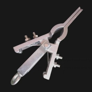 110KV铁塔高压接地线220KV抛挂式撞击线夹短接线鸭嘴单根抛落式 1个