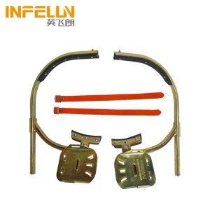 河北英飞朗电杆脚钩电工脚扣水泥杆爬杆铁鞋带齿电线杆特种 1件