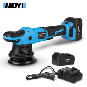 锂电抛光机 汽车抛光封釉打蜡清洗机锂电便携充电式抛光机 打蜡机