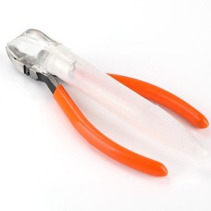 IPSTGJ强力精密斜口集屑管防弹跳斜嘴剪钳子斜咀钳剪线钳集屑槽管 1把