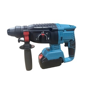 跨境专供电动工具4件套锂电电锤 电钻 角磨机 电动扳手充电式工具