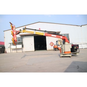 伸缩臂绿篱修剪机 车载高速公路自动避障碎草机 遥控操作绿篱机