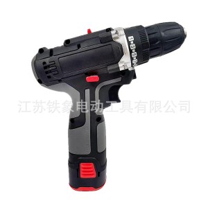 16.8V木工冲击锂电钻 双速调节手电钻 包胶外贸爆款电钻起子机