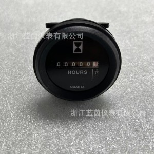 蓝茵SH-1工业计时器 工程车挖掘机累时器 装载机圆形计时器小时表 1个