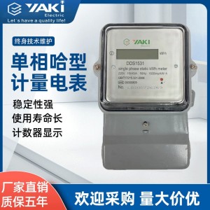 外贸跨境出口单相壁挂式插卡220V智能电表电子式仪表电表非洲批发