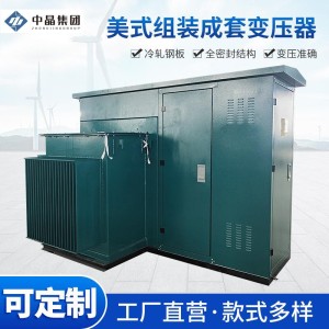 10kv高压开关柜环网柜组装成套变压器 小区箱变美式变电站电源