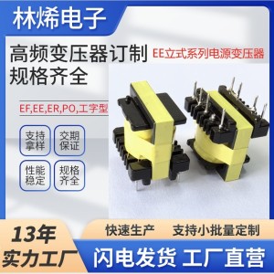 美容仪器隔离变压器厂家 ACDC恒压电源高频变压器220转1 2定制EE55      20件